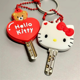 Cargar imagen en la galería, Cubre Llaves Hello Kitty Y Corazón Con Oso