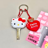 Cargar imagen en la galería, Cubre Llaves Hello Kitty Y Corazón Con Oso