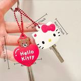 Cargar imagen en la galería, Cubre Llaves Hello Kitty Y Corazón Con Oso