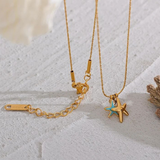 Cargar imagen en la galería, Collar Estrellas De Mar Asimétricas