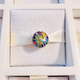 Cargar imagen en la galería, Charm Reloj Alicia Con Conejo Blanco