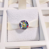 Cargar imagen en la galería, Charm Reloj Alicia Con Conejo Blanco