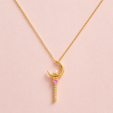 Cargar imagen en la galería, Collar Cetro Lunar Sailor Moon