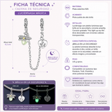 Cargar imagen en la galería, Charm Cadena De Seguridad Luciérnaga Y Corazón