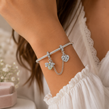 Cargar imagen en la galería, Charm Cadena De Seguridad Luciérnaga Y Corazón