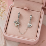 Cargar imagen en la galería, Charm Cadena De Seguridad Luciérnaga Y Corazón
