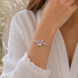 Cargar imagen en la galería, Brazalete Mariposa Cristal Degradado
