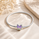 Cargar imagen en la galería, Brazalete Mariposa Cristal Degradado