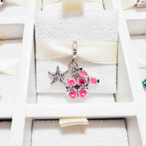 Cargar imagen en la galería, Charm Sandalias, Lentes Y Estrella De Mar Rosa