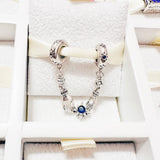 Cargar imagen en la galería, Charm Cadena De Seguridad Manos Con Estrella Azul