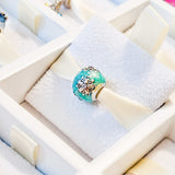 Cargar imagen en la galería, Charm Esfera Con Flores Brillantes