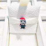 Cargar imagen en la galería, Charm Santa Claus Con Corazón Verde