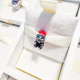 Cargar imagen en la galería, Charm Santa Claus Con Corazón Verde