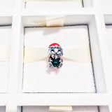 Cargar imagen en la galería, Charm Santa Claus Con Corazón Verde
