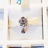 Cargar imagen en la galería, Charm Flor Vintage Con Cristales