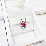 Cargar imagen en la galería, Charm Polar Navidad Con Bufanda Roja
