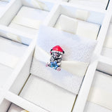 Cargar imagen en la galería, Charm Oso Navideño Con Estrella Azul