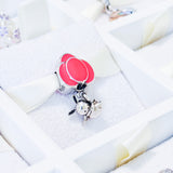 Cargar imagen en la galería, Charm Conejo Con Globos Rosa