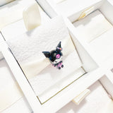 Cargar imagen en la galería, Charm Kuromi Moño Lila Sanrio
