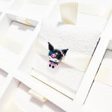 Cargar imagen en la galería, Charm Kuromi Moño Lila Sanrio