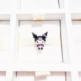 Cargar imagen en la galería, Charm Kuromi Moño Lila Sanrio
