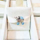 Cargar imagen en la galería, Charm Carriola De Bebé Azul