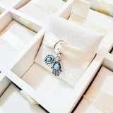 Cargar imagen en la galería, Charm Mano Hamsa Y Ojo Turco Azul