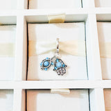 Cargar imagen en la galería, Charm Mano Hamsa Y Ojo Turco Azul