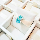 Cargar imagen en la galería, Charm Murano Verde Con Cristales