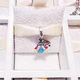 Cargar imagen en la galería, Charm Luciérnaga Azul Con Alas De Colores