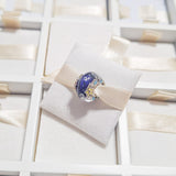 Cargar imagen en la galería, Charm Azul Con Estrellas Y Flores