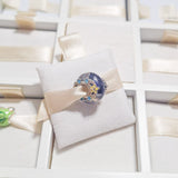 Cargar imagen en la galería, Charm Azul Con Estrellas Y Flores
