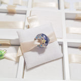 Cargar imagen en la galería, Charm Azul Con Estrellas Y Flores